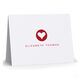 Modern Heart Folded Note Cards - Raised Ink Image 3 of 3