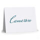 Impressive Script Folded Note Cards - Raised Ink Image 3 of 4