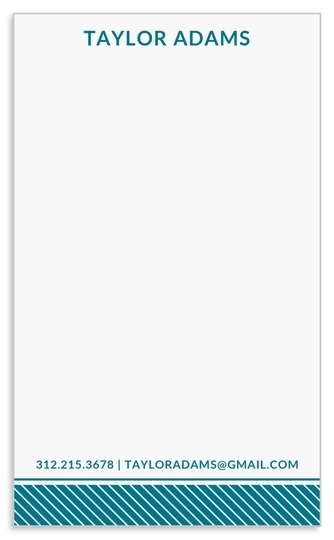 Striped Edge Jotter Cards