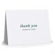 Simple Thank You Folded Note Cards - Raised Ink Image 3 of 3