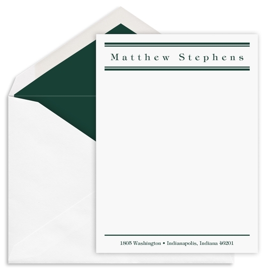 Upright Flat Note Cards