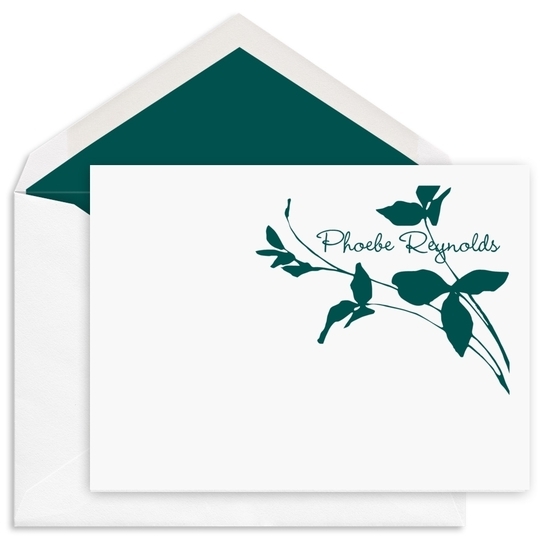 Nature Trail Flat Note Cards - Raised Ink