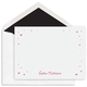 Hearts Scatter Flat Note Cards - Letterpress Image 1 of 2