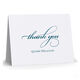 Script Thank You Folded Note Cards - Raised Ink Image 4 of 4