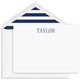 Tall Serif Name Flat Note Cards - Raised Ink Image 1 of 3
