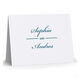 Duo Name Folded Note Cards - Raised Ink Image 3 of 3