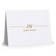 Executive Initials Folded Note Cards - Raised Ink Image 4 of 4