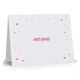 Hearts Scatter Folded Note Cards - Raised Ink Image 3 of 3