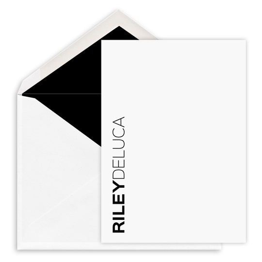 Bold Riley Petite Flat Note Cards