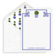 Blue Topiary Petite Flat Note Cards Image 1 of 2