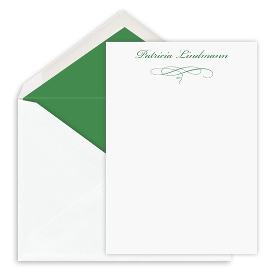 Elegant Script Petite Flat Note Cards