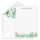 Greenery Petite Flat Note Cards Image 1 of 2