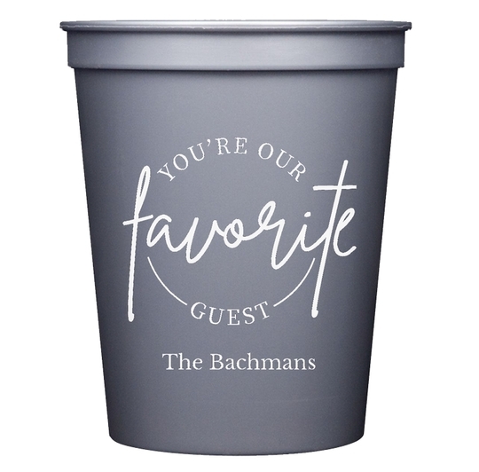 Circle Favorite Guest Stadium Cups