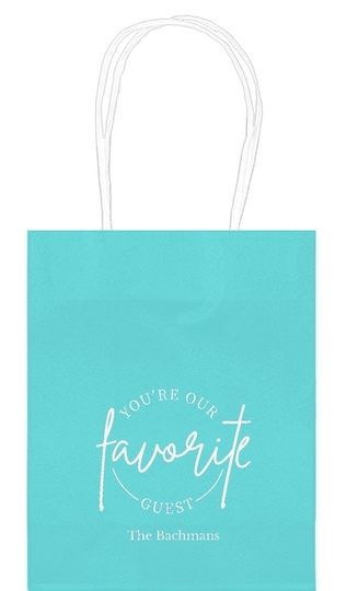 Circle Favorite Guest Mini Twisted Handled Bags