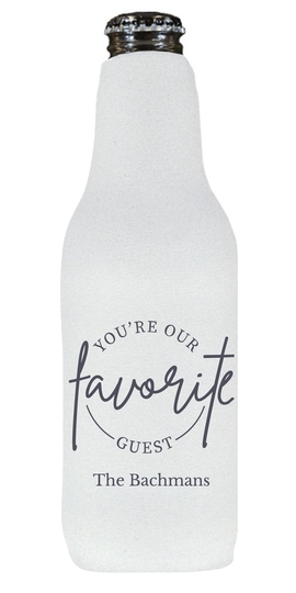 Circle Favorite Guest Bottle Huggers