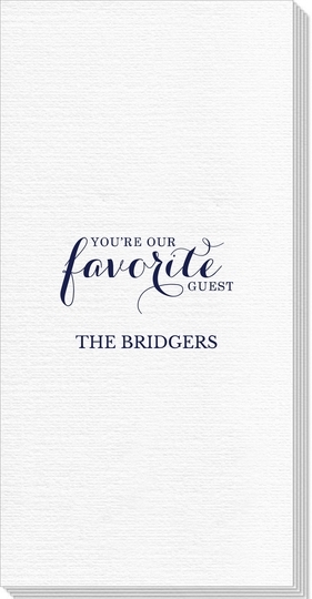 You're Our Favorite Guest Deville Guest Towels