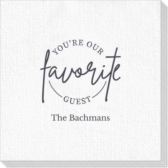 Circle Favorite Guest Deville Napkins