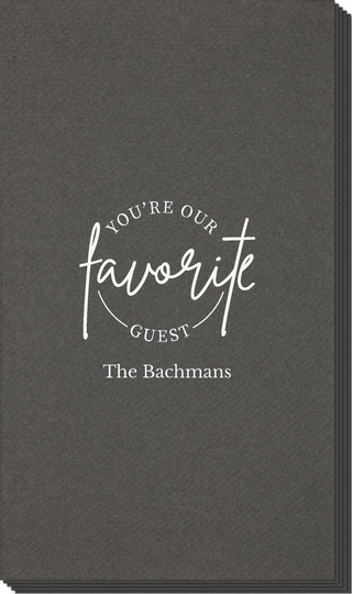 Circle Favorite Guest Linen Like Guest Towels