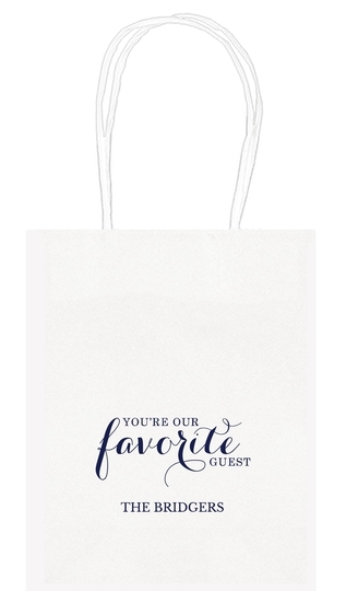 You're Our Favorite Guest Mini Twisted Handled Bags
