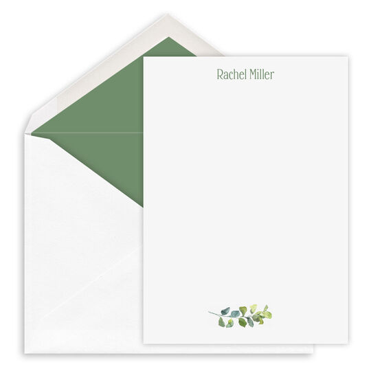 Green Leaf Swag Petite Flat Notes