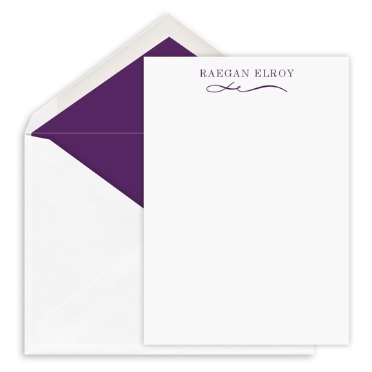 Graceful Swirl Petite Flat Note Cards