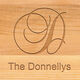 Choice of Initial and Name Small 10-inch Wood Bar Board Image 3 of 3