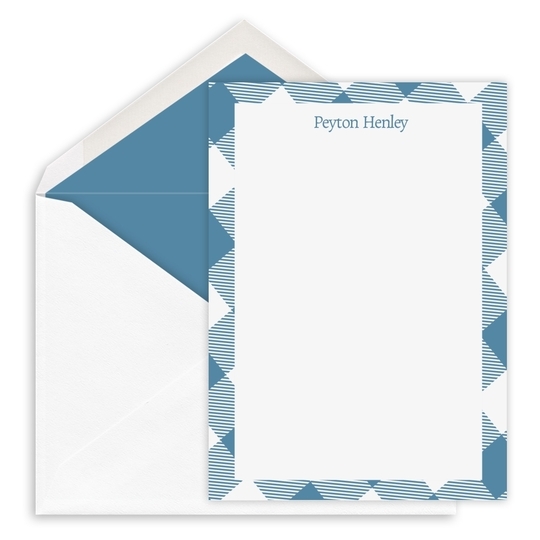 Picnic Plaid Petite Flat Note Cards