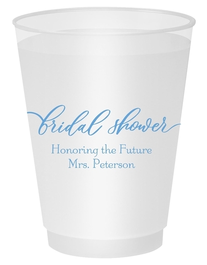 Bridal Shower Swish Shatterproof Cups