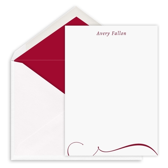 Bottom Swirl Petite Flat Note Cards