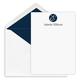Royal Initial Petite Flat Note Cards Image 1 of 3