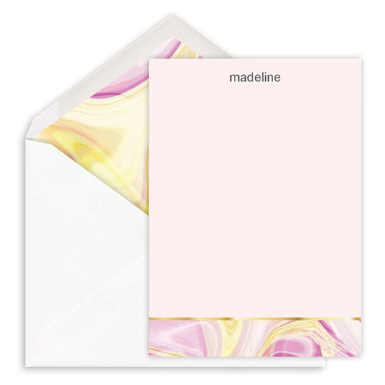 Dreamy Marble Petite Flat Note Cards