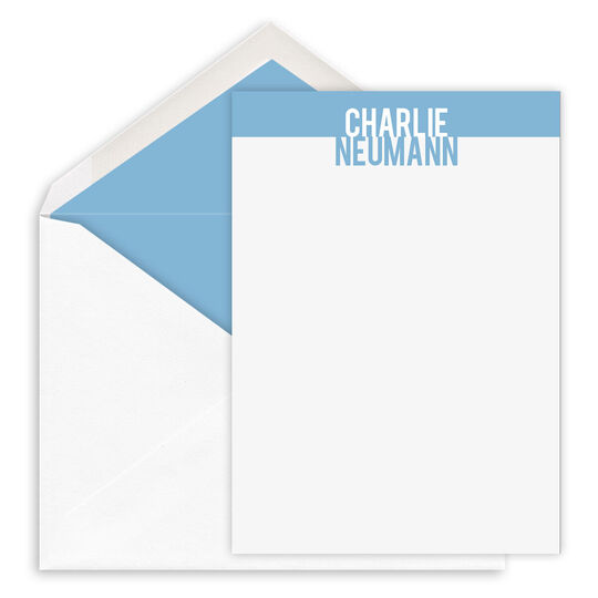 Modern Baseline Petite Flat Note Cards