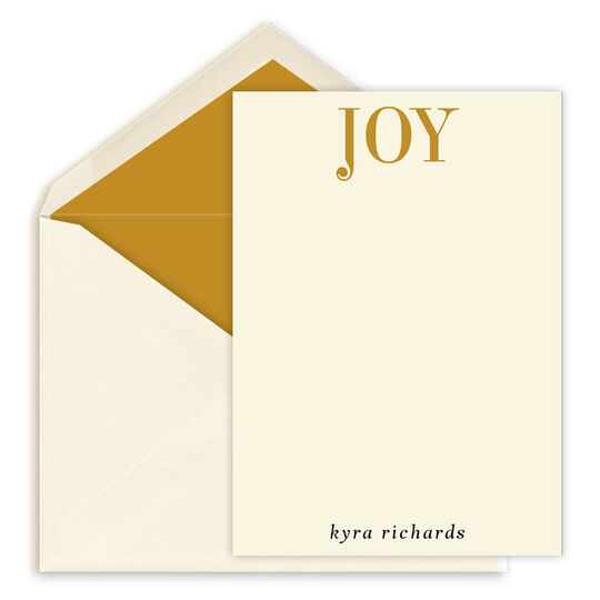 Joy Petite Flat Note Cards