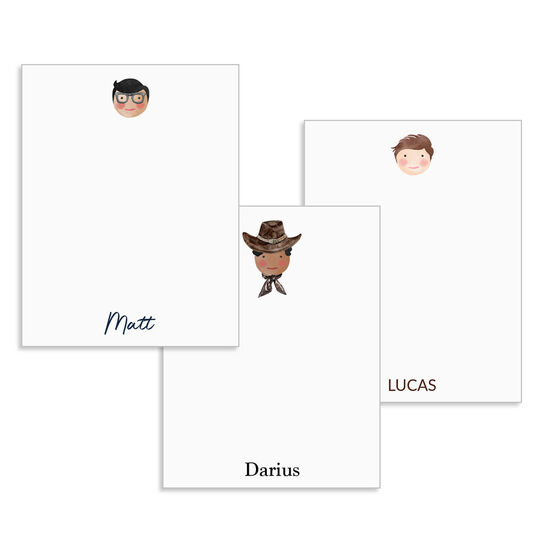 Create Your Adorable Face Custom Note Card