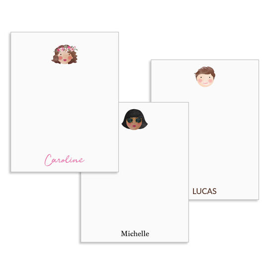 Create Your Adorable Face Custom Note Card