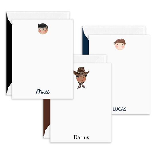 Create Your Adorable Face Custom Note Card