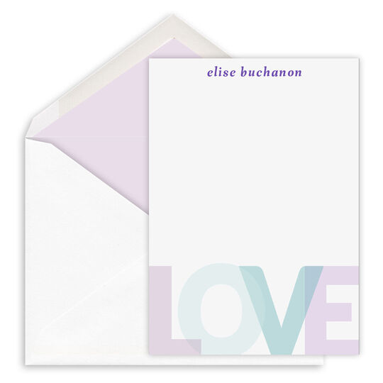 Lavender Love Petite Flat Notes