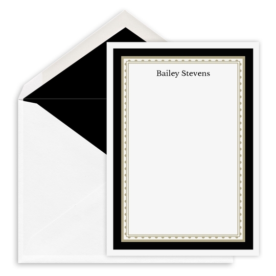 Classic Border Petite Flat Note Cards