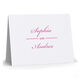 Duo Name Folded Note Cards - Letterpress Image 3 of 3