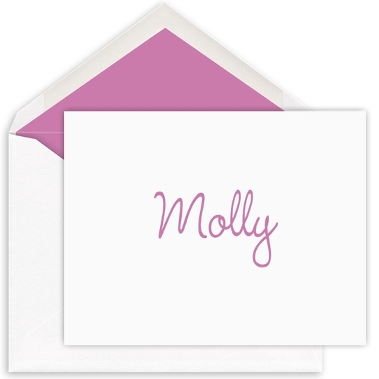 Molly Folded Note Cards - Letterpress