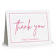 Border Thank You Folded Note Cards - Raised Ink Image 3 of 3