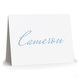 Impressive Script Folded Note Cards - Letterpress Image 3 of 3