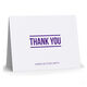 Double Line Thank You Folded Note Cards Image 4 of 4