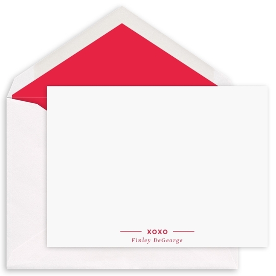 Bold Signature Flat Note Cards