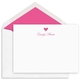 Heart Flat Note Cards - Letterpress Image 1 of 2