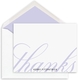 Pastel Greetings Thanks Folded Note Cards Image 1 of 3