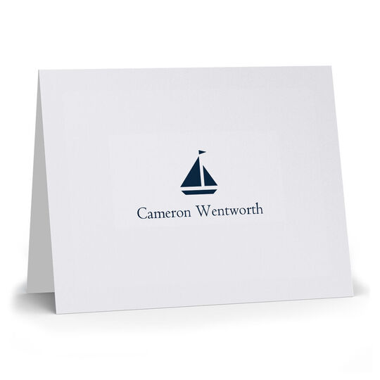 Sailboat Folded Note Cards