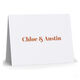 Bold Modern Type Folded Note Cards - Letterpress Image 4 of 4