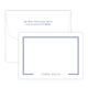 Triple Thick Double Border Flat Note Cards - Raised Ink Image 1 of 3