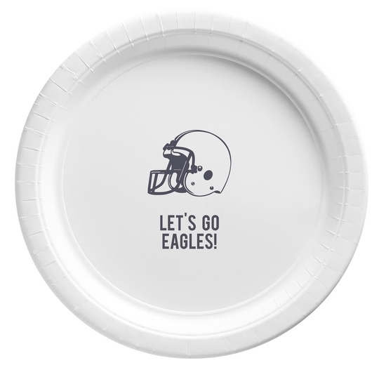 Football Helmet Paper Plates